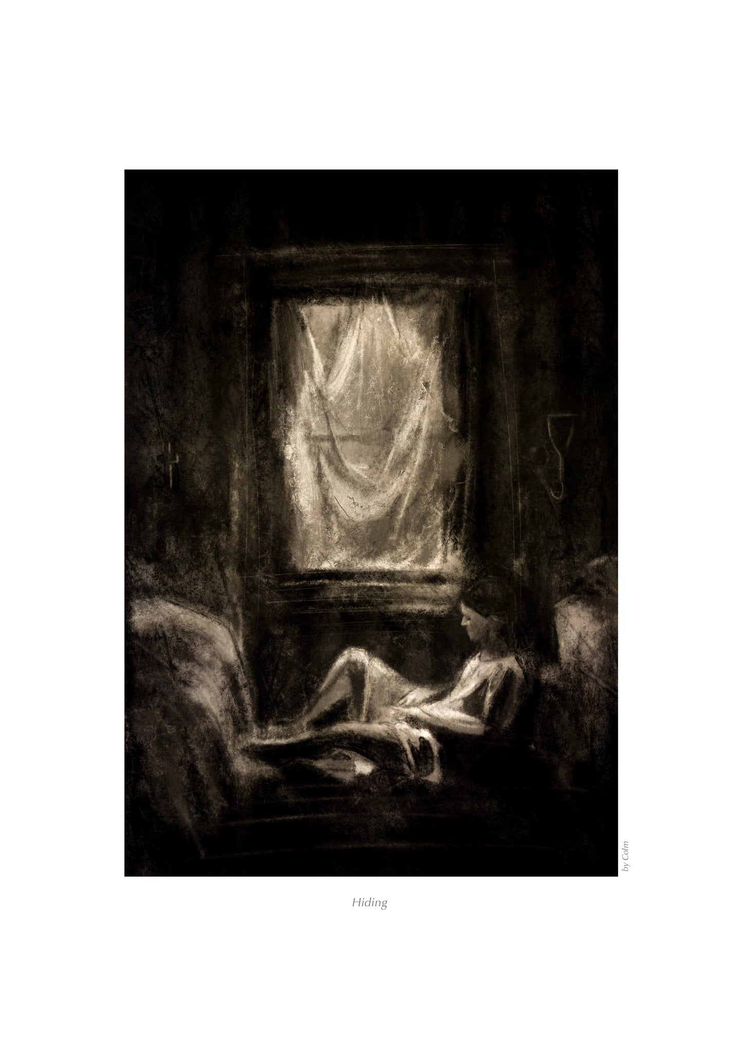 'Hiding' Original Art Poster (EU, UK)