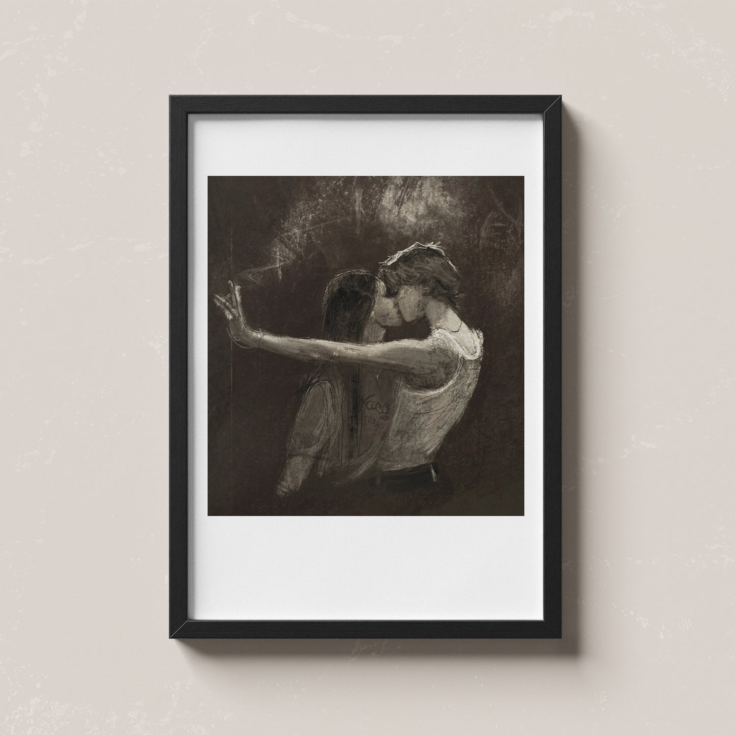 'Kissing' - Limited Edition, Signed Giclée Print