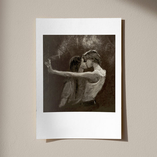'Kissing' - Limited Edition, Signed Giclée Print