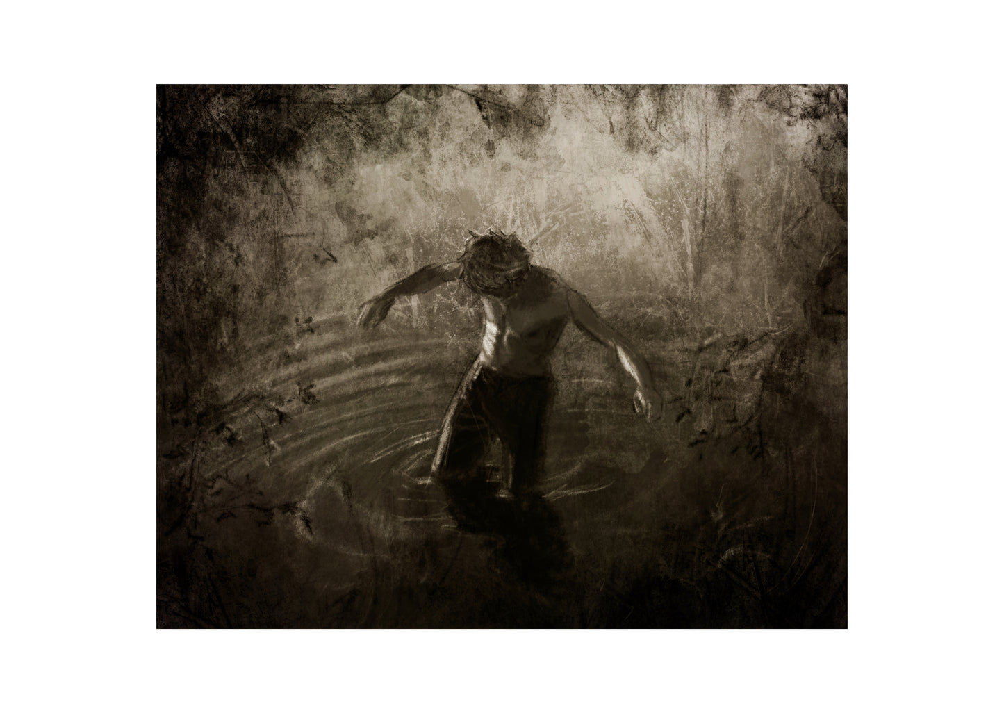 'Wading' - Limited Edition, Signed Giclée Print