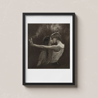 'Kissing' - Limited Edition, Signed Giclée Print