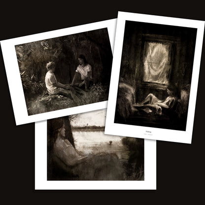 POSTER BUNDLE 3, Hiding, The Lake, Woods