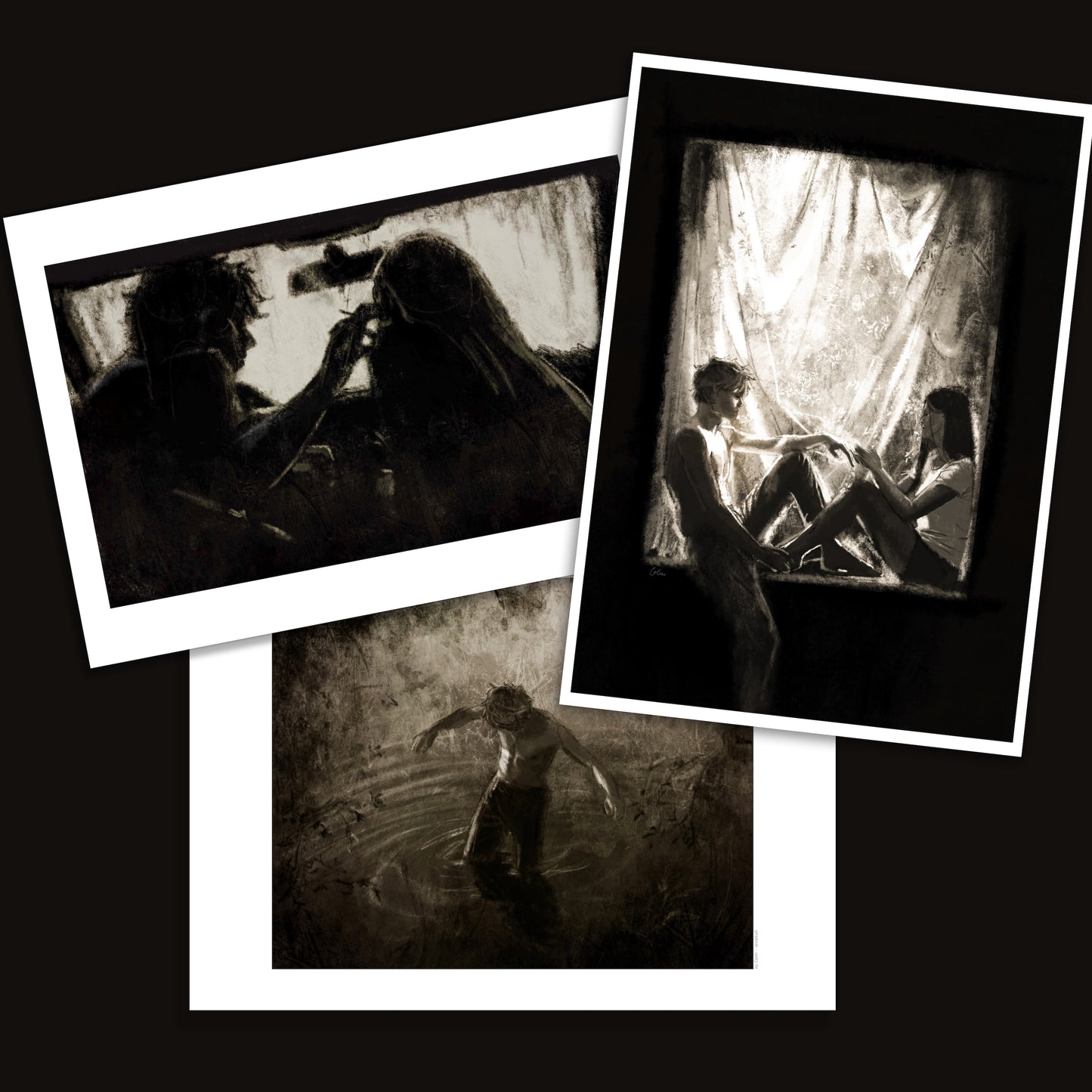 POSTER BUNDLE 2, Window II, Wading, Drive II