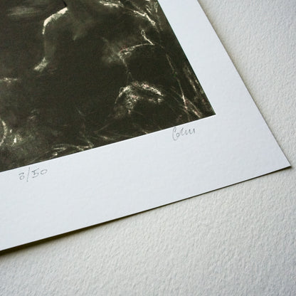 'Kissing' - Limited Edition, Signed Giclée Print